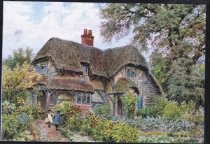 Cowdrays Cottage, Midhurst, Sussex, de The Cottages and the Village Life of Rural England publié par Dent & Sons Limited, 1912